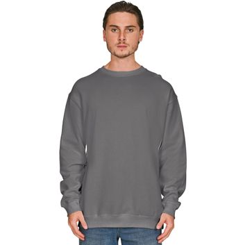 Casual Classics Premium Combed 330 Acid Wash Oversized Sweatshirt - Faded Charcoal alternative