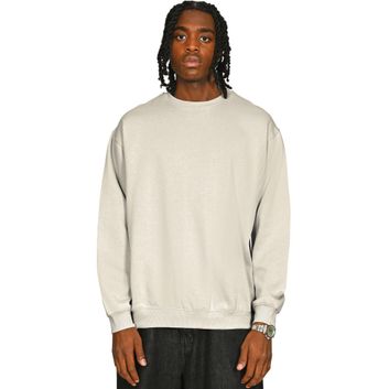 Casual Classics Premium Combed 330 Acid Wash Oversized Sweatshirt - Faded Ecru alternative