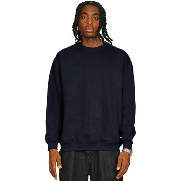 Casual Classics Premium Combed 330 Acid Wash Oversized Sweatshirt - Faded Navy alternative