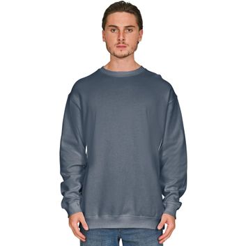Casual Classics Premium Combed 330 Acid Wash Oversized Sweatshirt - Faded Petrol Blue alternative
