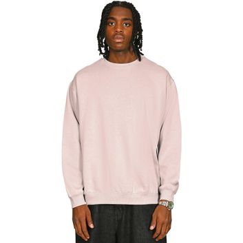 Casual Classics Premium Combed 330 Acid Wash Oversized Sweatshirt - Faded Pink