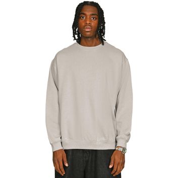 Casual Classics Premium Combed 330 Acid Wash Oversized Sweatshirt - Faded Stone