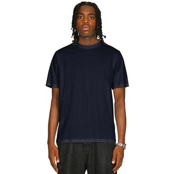 Casual Classics Ringspun Combed 180 Acid Wash Core T-Shirt - Faded Navy