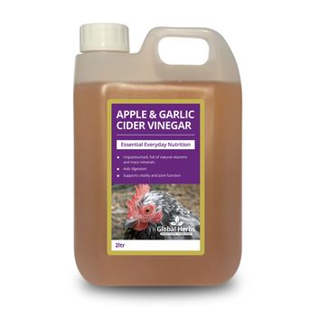 Global Herbs Poultry Apple &amp; Garlic Cider Vinegar alternative
