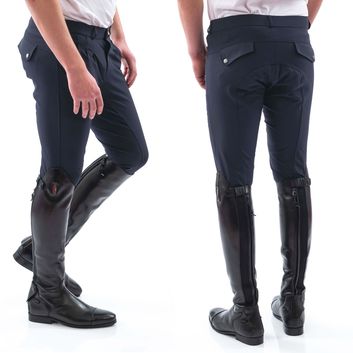 Whitaker B142M Miami Mens Breeches/Silicone Seat Navy alternative
