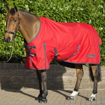 Whitaker R188S Rastrick 100G Lightweight Turnout Rug Red alternative