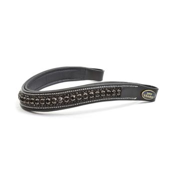 Whitaker Bb105 Chunky Crystal Browband Black/Black alternative