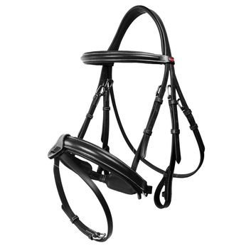 Whitaker Br048A Eastwood Crank Bridle with Reins Black