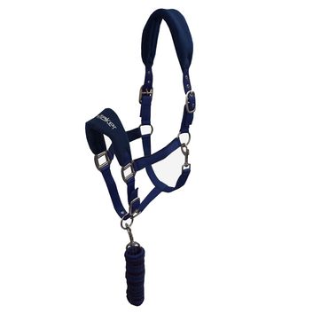Whitaker Hc160 Club Headcollar &amp; Leadrope Set Navy alternative