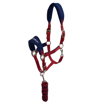 Whitaker Hc160 Club Headcollar &amp; Leadrope Set Red