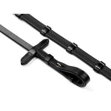 Whitaker Rer052 Valencia 9-Loop 1/2 Reins Black alternative