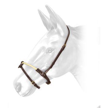 Whitaker Rnb Rope Noseband Havana