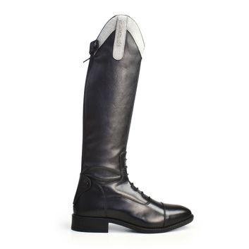 Brogini Kb44 Como Piccino Boots Silver Top Child Black Wide