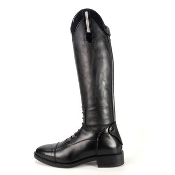 Brogini Kb44 Como Piccino Boots Patent Top Child Black Wide