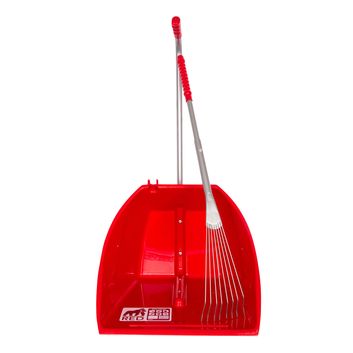 Red Gorilla Big Tidee with Long Metal Rake Red