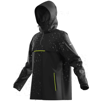 PERF Nautilus Premium Waterproof Breathable Over-Head Jacket Black