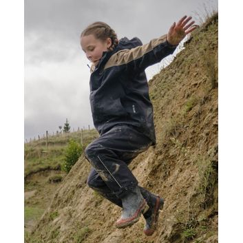 Betacraft Juniors ISOJNR Black/Mushroom Waterproof Jacket alternative