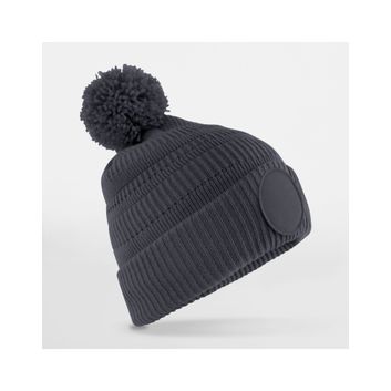 Beechfield Fan Patch Beanie _x000D_ Graphite