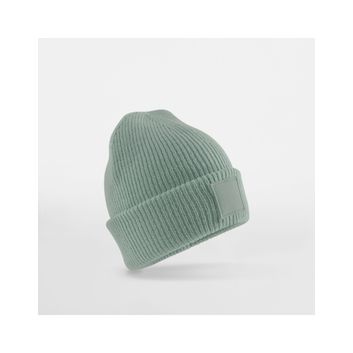 Beechfield Kids Cuff Tonal Patch Beanie Dusty Green