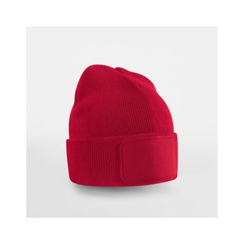 Beechfield Kids Original Patch Beanie Classic Red