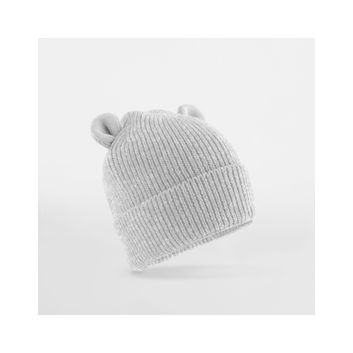 Beechfield Organic Baby Bear Beanie Cloudy Grey