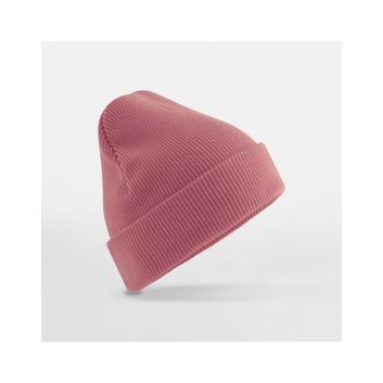 Beechfield Organic Cotton Original Cuffed Beanie Rose