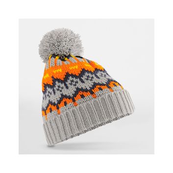 Beechfield Retro Ski Beanie Glacier Grey