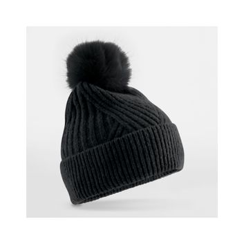 Beechfield Snow Luxe Beanie Black