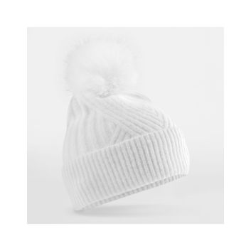 Beechfield Snow Luxe Beanie White