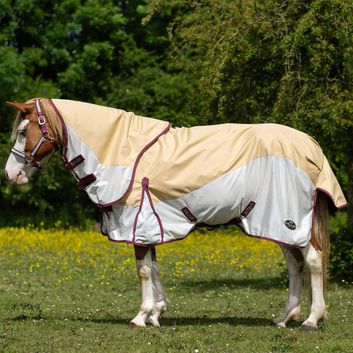 Gallop Trojan Dual Turnout Fly Rug Turnout Rug Beige alternative