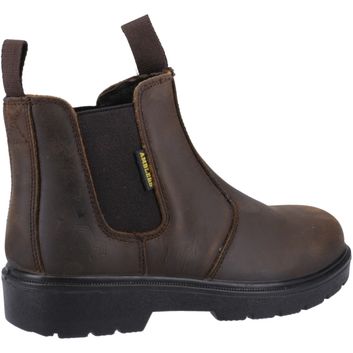 Amblers FS128 Hardwearing Pull On Safety Dealer Boot Brown alternative