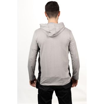 Caterpillar Coolmax Quarter Zip Hoodie Heather Grey alternative