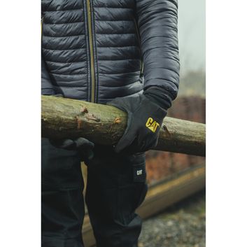 Caterpillar Jersey Dotted Glove Black alternative