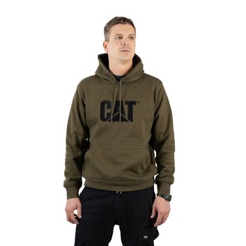 Caterpillar Trademark Hooded Sweatshirt Army Moss Heather