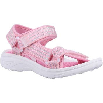 Children's Cotswold Bodiam Recycled Sandal Pink/White