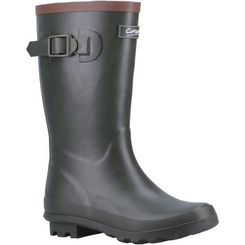 Children's Cotswold Bowldown Wellingtons Green
