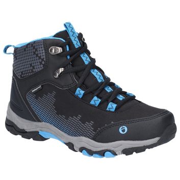Children's Cotswold Ducklington Hiking Waterproof Boot Black/Blue
