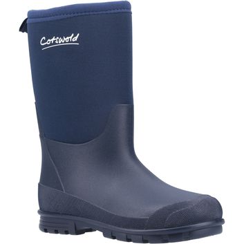 Children's Cotswold Hilly Neoprene Wellington Boot Blue