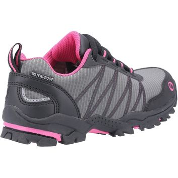 Children's Cotswold Littledean Hiking Waterproof Boot Pink/Grey alternative