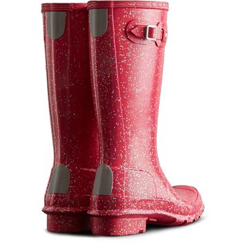 Children's Hunter Big Kids Giant Glitter Wellington Boots Thrift alternative