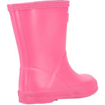Children's Hunter Kids First (Matte) Wellington Bright Pink alternative
