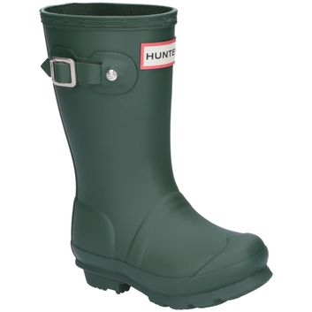 Children's Hunter Original Wellington Boots GREEN