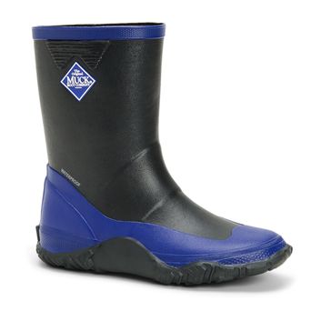 Children's Muck Boots Forager Kid's Wellington Black/Blue