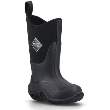 Children's Muck Boots Hale Pull On Wellington Boot Black