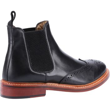 Cotswold Siddington Leather Goodyear Welt Boot Black alternative