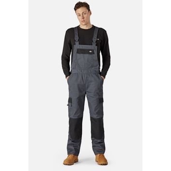 Dickies Everyday Bib and Brace Slate Grey/Black