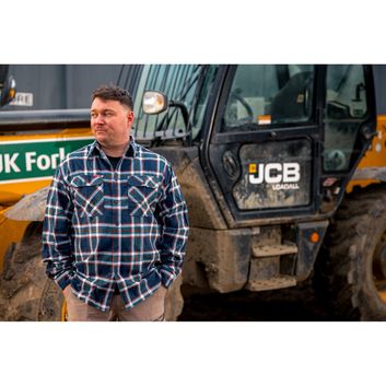 Hard Yakka Core Flannel Shirt Navy alternative