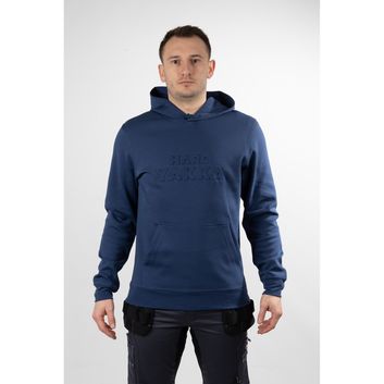 Hard Yakka Embossed Pullover Hoodie Indigo