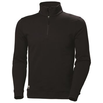 Helly Hansen Workwear Classic Half Zip Sweatshirt Black