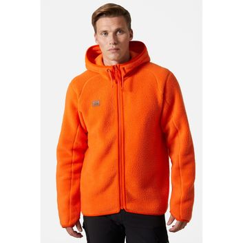 Helly Hansen Workwear Heritage Pile Hoodie Dark Orange
